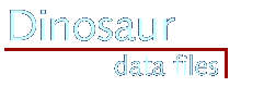 Dinosaur data files